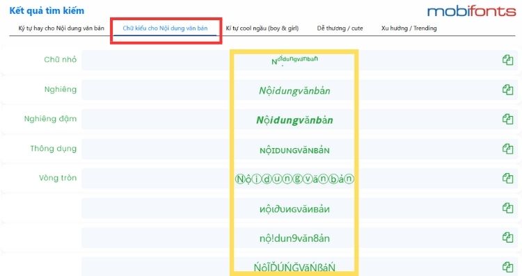 in đậm chữ facebook