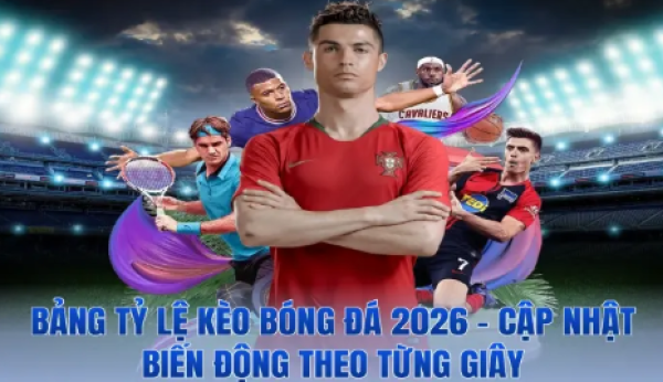 Bảng Tỷ Lệ Kèo Bóng Đá 2026 – Cập Nhật Biến Động Theo Từng Giây
