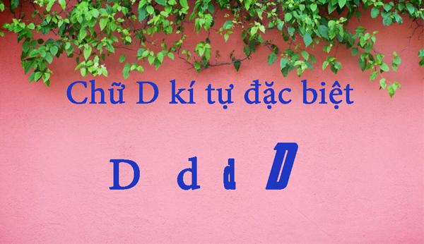 Tổng hợp các chữ D kí tự đặc biệt thông dụng, in hoa, viết thường, viết ngược, cách điệu