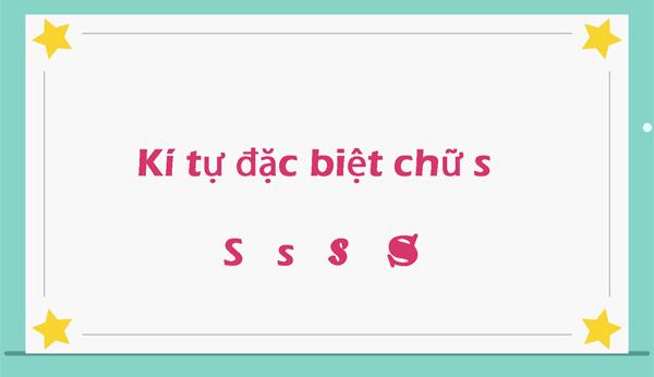 199+ Kí tự đặc biệt chữ S thông dụng, viết thường, viết hoa, cách điệu cực đẹp